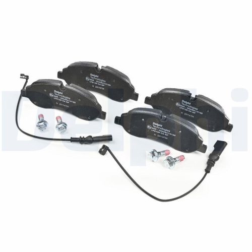 DELPHI LP3136 Bremsbelagsatz, Scheibenbremse f&uuml;r FORD, Vorderachse