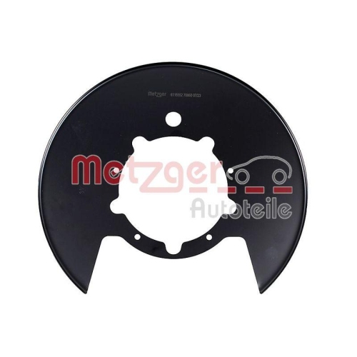 Spritzblech, Bremsscheibe METZGER 6115552 GREENPARTS f&uuml;r IVECO