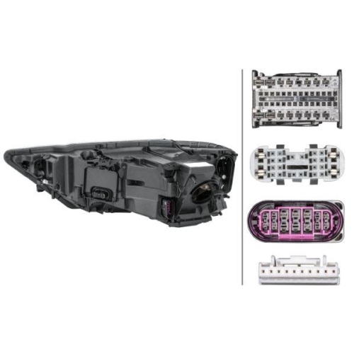 HELLA Hauptscheinwerfer 1EX 012 865-421 f&uuml;r AUDI, rechts