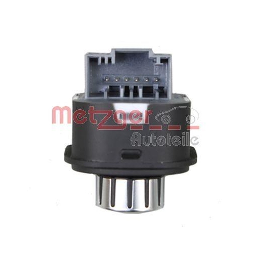 Schalter, Au&szlig;enspiegelverstellung METZGER 0916279 ORIGINAL ERSATZTEIL GREENPARTS