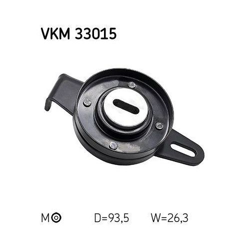 Umlenk-/F&uuml;hrungsrolle, Keilrippenriemen SKF VKM 33015 f&uuml;r CITRO&Euml;N PEUGEOT, links