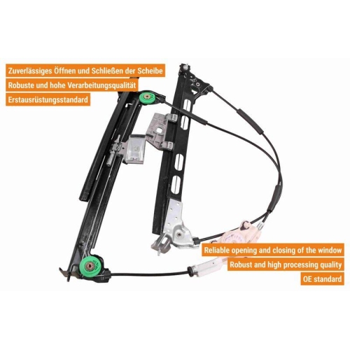 Fensterheber VAICO V10-8740 Original VAICO Qualität für SEAT SKODA VW VAG