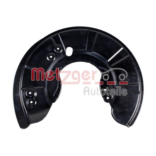 Spritzblech, Bremsscheibe METZGER 6115554 GREENPARTS f&uuml;r TESLA