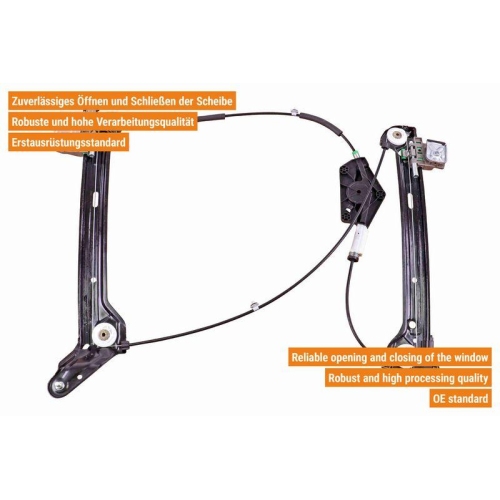 Fensterheber VAICO V10-8741 Original VAICO Qualit&auml;t f&uuml;r SEAT SKODA VW VAG