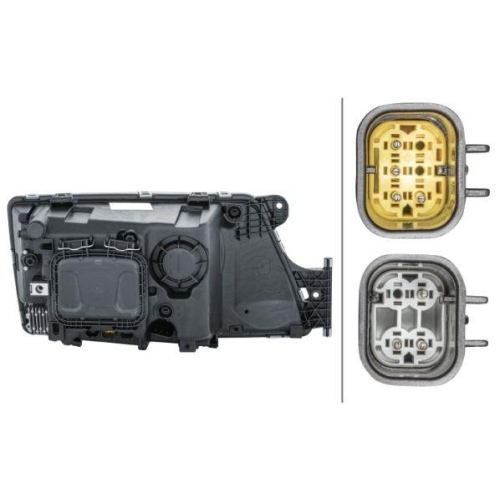 HELLA Hauptscheinwerfer 1EH 354 987-131 für MAN, links