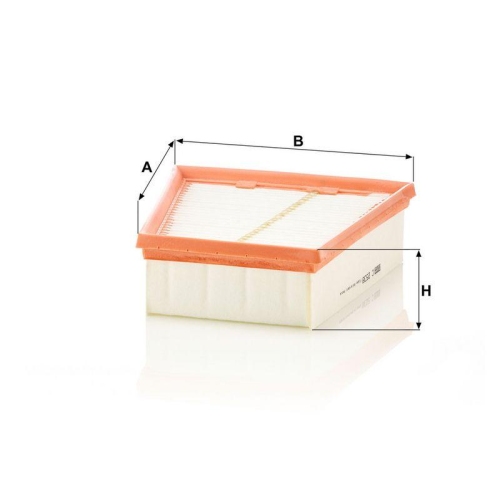 Luftfilter MANN-FILTER C 2538 f&uuml;r RENAULT