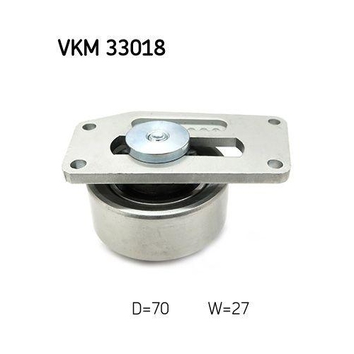 Riemenspanner, Keilrippenriemen SKF VKM 33018 f&uuml;r CITRO&Euml;N PEUGEOT, links, mitte