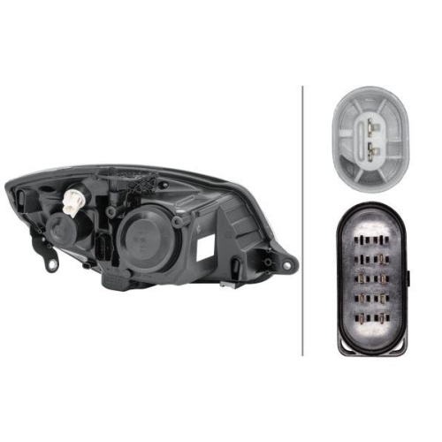 HELLA Hauptscheinwerfer 1EL 247 025-251 f&uuml;r SKODA VW, links