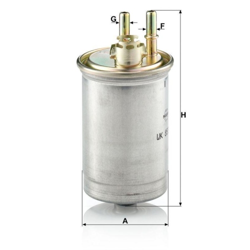 Kraftstofffilter MANN-FILTER WK 853/7 f&uuml;r FORD