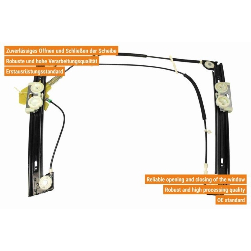 VAICO Fensterheber links und rechts elektrisch vorne V20-0950 + V20-0951 f&uuml;r MINI