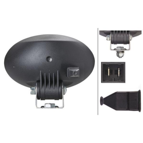 HELLA Arbeitsscheinwerfer 1GA 996 161-281 f&uuml;r JCB DELVANO AGRIFAC