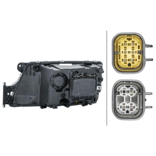 HELLA Hauptscheinwerfer 1EH 354 987-161 für MAN, rechts