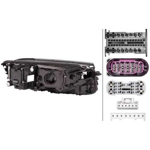 HELLA Hauptscheinwerfer 1EX 013 143-271 für VW, links