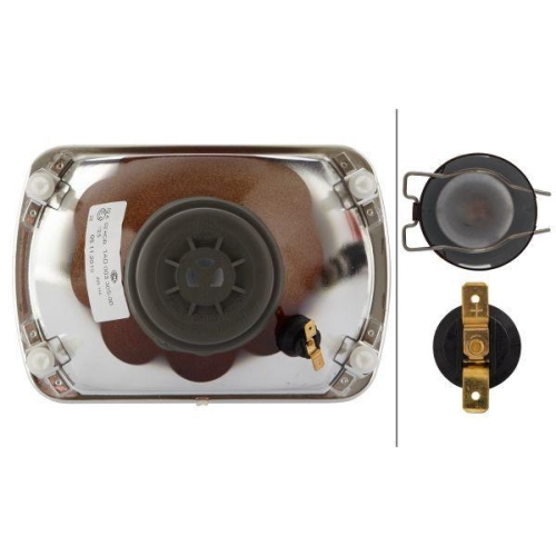 HELLA Hauptscheinwerfer 1AD 003 305-001 für IVECO, links, rechts