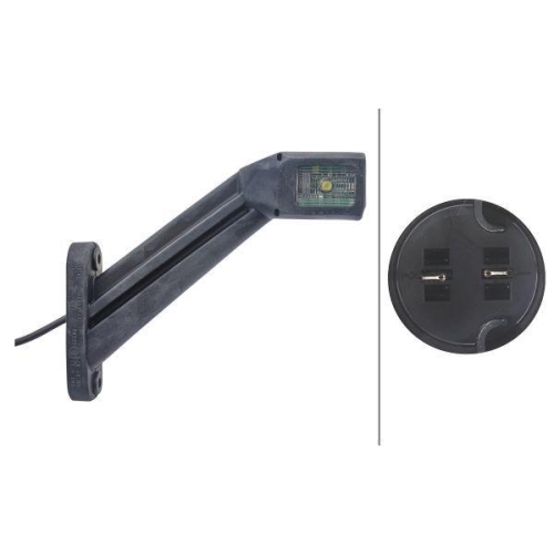 HELLA Umrissleuchte 2XS 011 744-011 f&uuml;r DAF SCANIA VAN HOOL KRONE SOMMER, links