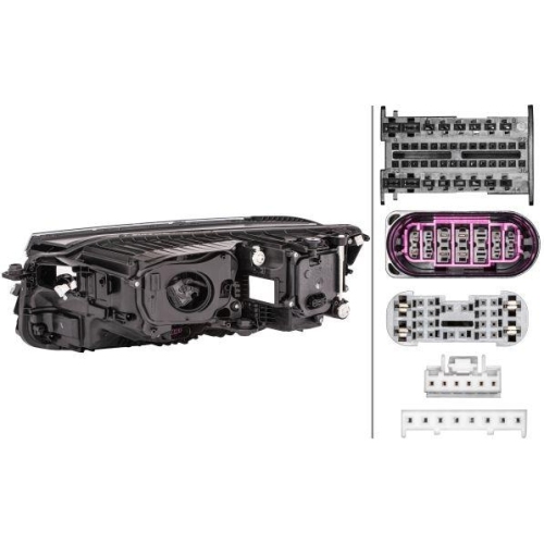 HELLA Hauptscheinwerfer 1EX 013 143-281 für VW, rechts