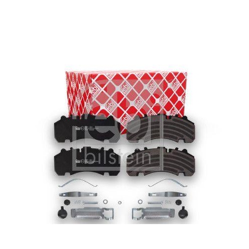 FEBI BILSTEIN Bremsbelagsatz, Scheibenbremse 16606 f&uuml;r BPW KRONE, Hinterachse