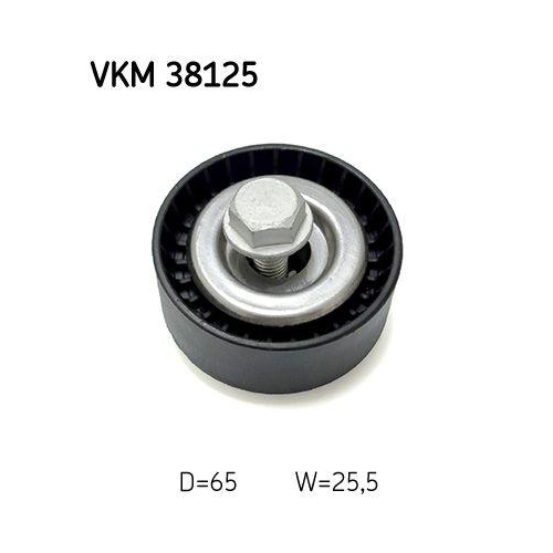 Umlenk-/F&uuml;hrungsrolle, Keilrippenriemen SKF VKM 38125 f&uuml;r MERCEDES-BENZ JEEP