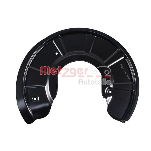 Spritzblech, Bremsscheibe METZGER 6115561 GREENPARTS f&uuml;r TESLA