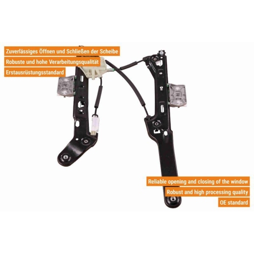 Fensterheber VAICO V10-8748 Original VAICO Qualität für VW VAG, hinten links