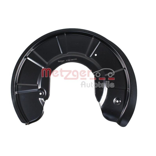 Spritzblech, Bremsscheibe METZGER 6115562 GREENPARTS für TESLA