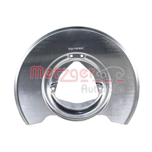 Spritzblech, Bremsscheibe METZGER 6115563 GREENPARTS für TESLA