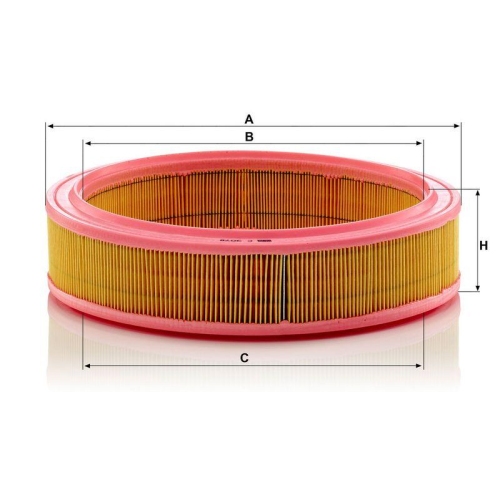 Luftfilter MANN-FILTER C 3078 f&uuml;r FIAT