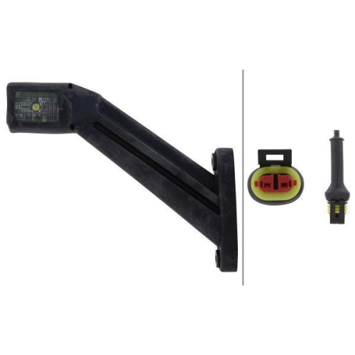 HELLA Umrissleuchte 2XS 011 744-061 f&uuml;r LIEBHERR SCHMITZ CARGOBULL KEMPF, rechts