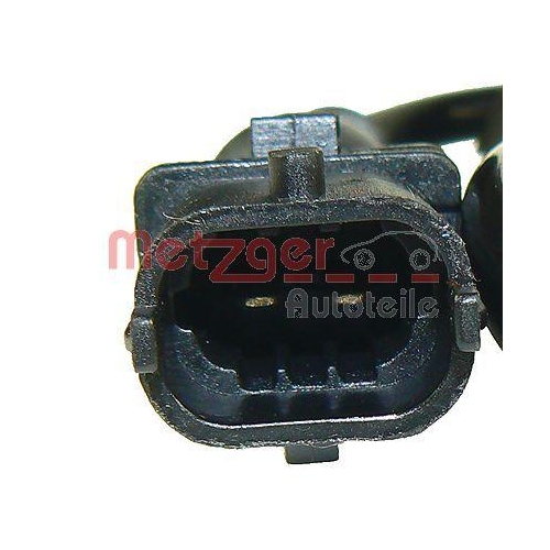 Sensor, Raddrehzahl METZGER 0900045 f&uuml;r OPEL, Vorderachse links
