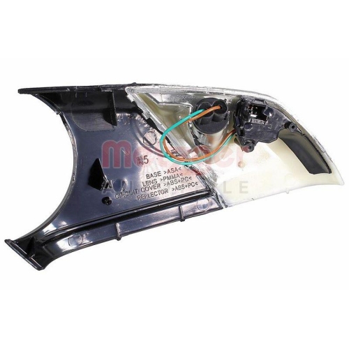 Blinkleuchte METZGER 2080190 für SKODA, Außenspiegel rechts