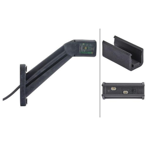 HELLA Umrissleuchte 2XS 011 744-071 f&uuml;r DAF MAN SCANIA, links, seitlicher Anbau