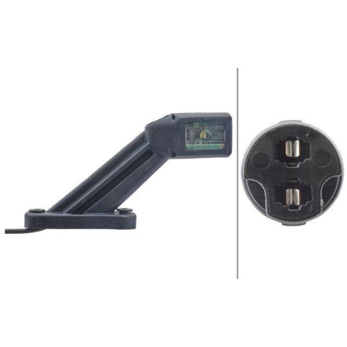 HELLA Umrissleuchte 2XS 011 769-011 f&uuml;r DAF FRUEHAUF SCANIA KEMPF, links