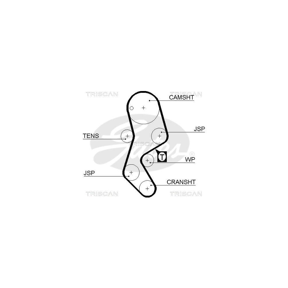 Zahnriemen TRISCAN 8645 5251xs für DANA