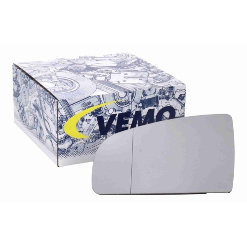 Spiegelglas, Au&szlig;enspiegel VEMO V10-69-0014 Original VEMO Qualit&auml;t f&uuml;r AUDI SEAT