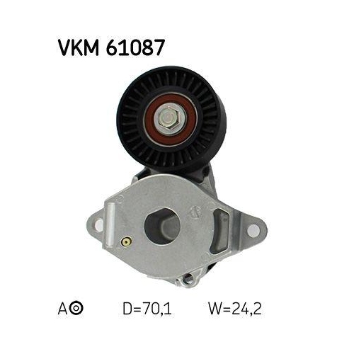 Riemenspanner, Keilrippenriemen SKF VKM 61087 f&uuml;r DAIHATSU TOYOTA TOYOTA (FAW)