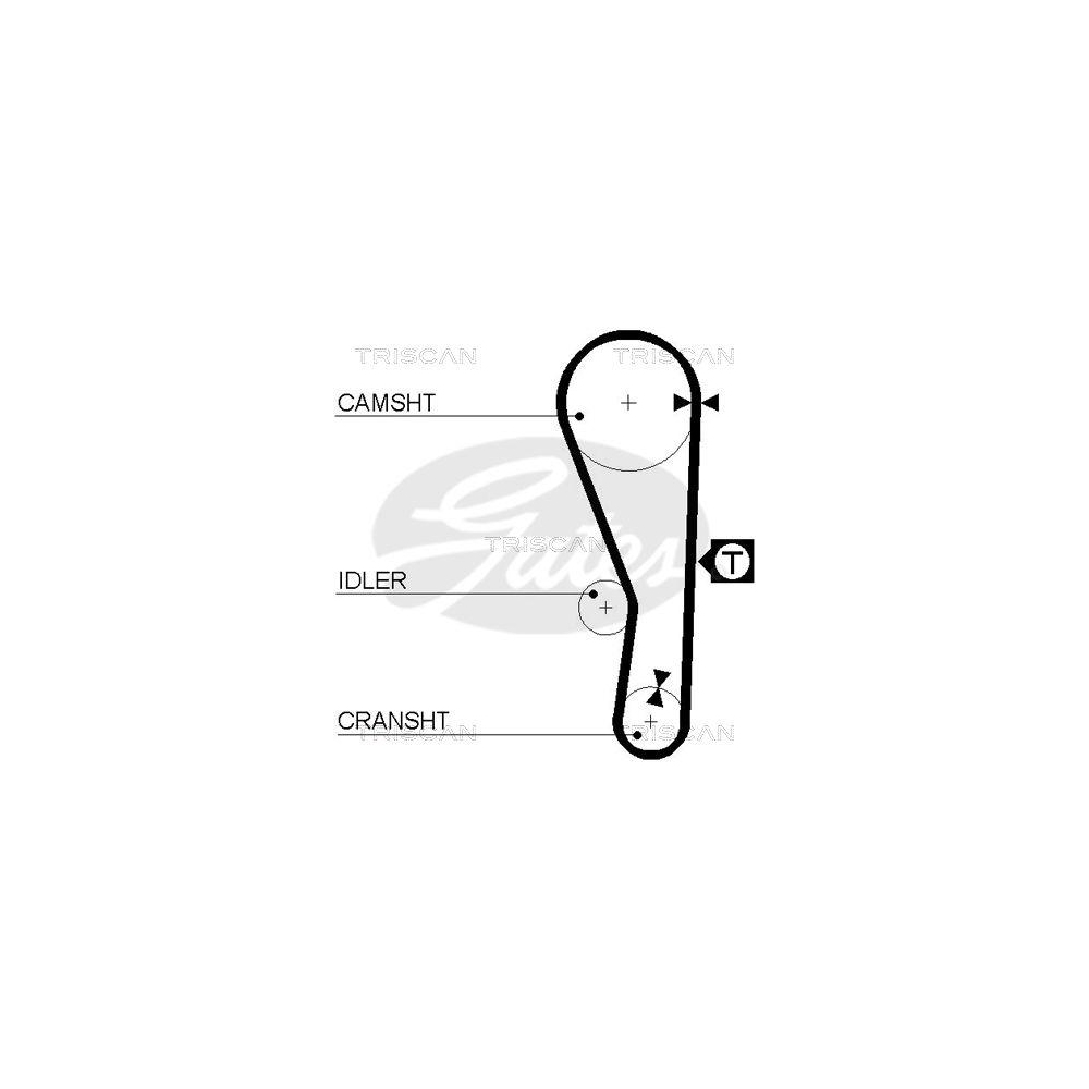 Zahnriemen TRISCAN 8645 5250xs für DANA