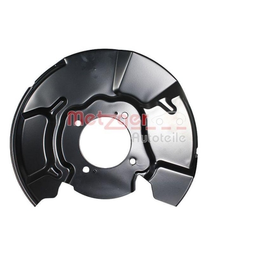 Spritzblech, Bremsscheibe METZGER 6115571 f&uuml;r TOYOTA, Vorderachse links