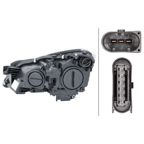 HELLA Hauptscheinwerfer 1EL 008 821-021 für MERCEDES-BENZ, rechts