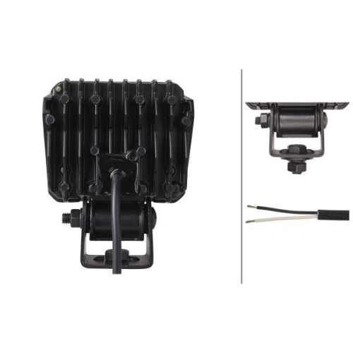 HELLA Arbeitsscheinwerfer 1GA 996 579-001 für FRUEHAUF FAUN