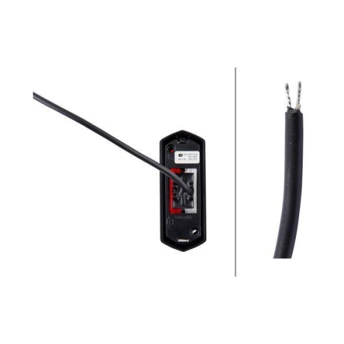 HELLA Umrissleuchte 2XS 205 020-041 f&uuml;r ZIEGLER, seitlicher Anbau