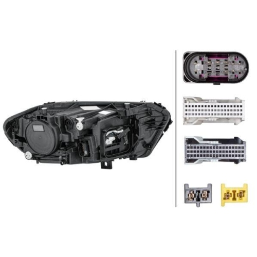 HELLA Hauptscheinwerfer 1EX 015 091-951 für MERCEDES-BENZ, links