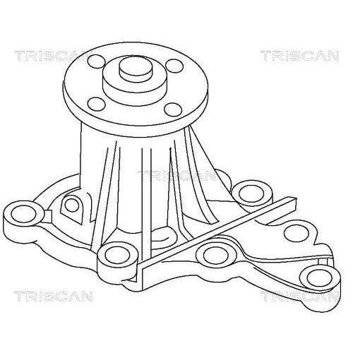 Wasserpumpe, Motork&uuml;hlung TRISCAN 8600 13922 f&uuml;r TOYOTA