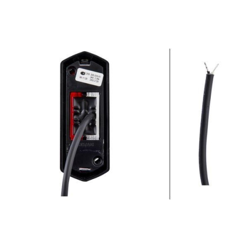 HELLA Umrissleuchte 2XS 205 020-051 f&uuml;r SCANIA LIEBHERR, seitlicher Anbau