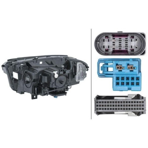 HELLA Hauptscheinwerfer 1EX 013 074-761 f&uuml;r MERCEDES-BENZ, rechts