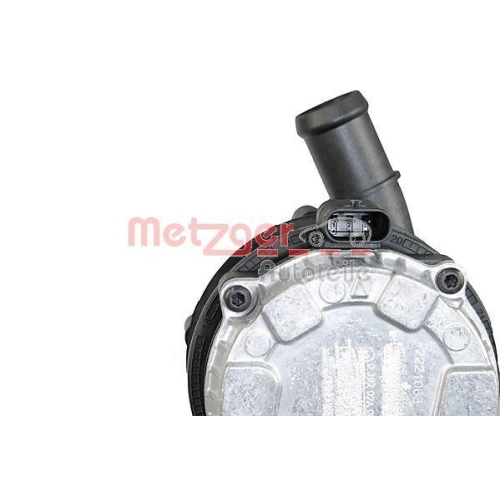 Zusatzwasserpumpe (K&uuml;hlwasserkreislauf) METZGER 2221063 f&uuml;r AUDI SEAT SKODA VW