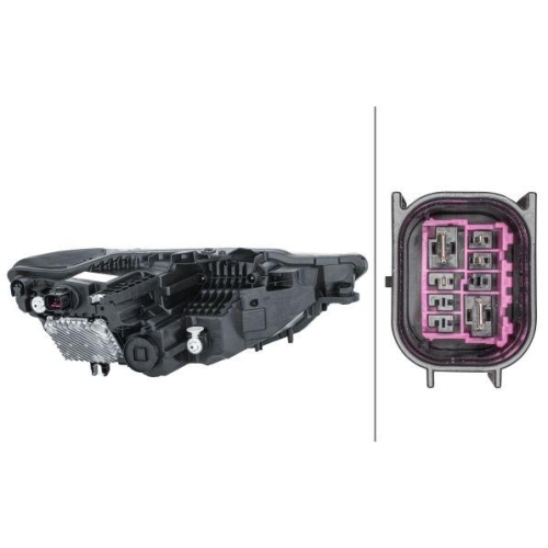 HELLA Hauptscheinwerfer 1EX 013 371-011 f&uuml;r AUDI, links