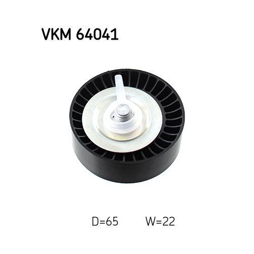 Umlenk-/F&uuml;hrungsrolle, Keilrippenriemen SKF VKM 64041 f&uuml;r HYUNDAI KIA, au&szlig;en