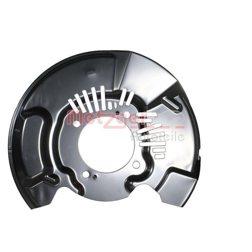 Spritzblech, Bremsscheibe METZGER 6115575 für TOYOTA, Vorderachse links