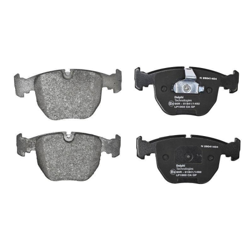 DELPHI LP1003 Bremsbelagsatz, Scheibenbremse f&uuml;r BMW ALPINA, Vorderachse