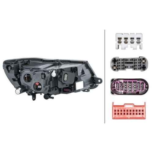 HELLA Hauptscheinwerfer 1ZS 011 314-331 f&uuml;r SKODA, links